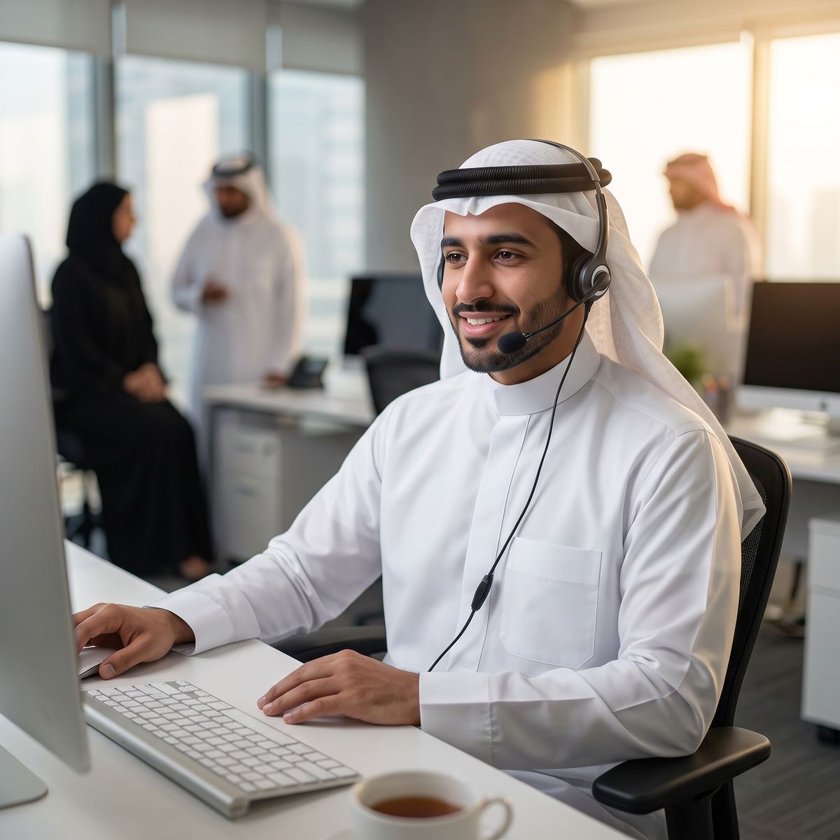 فريق مركز الاتصال